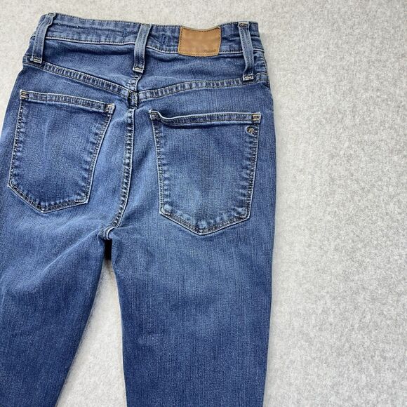 Madewell Jeans Women’s 26 Curvy High Rise Skinny Medium Wash Denim - Picture 10 of 16